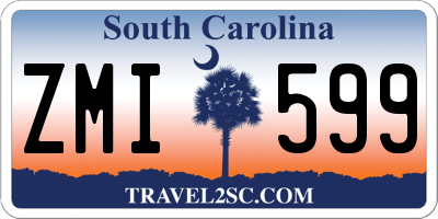 SC license plate ZMI599