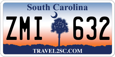 SC license plate ZMI632