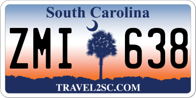 SC license plate ZMI638