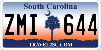 SC license plate ZMI644