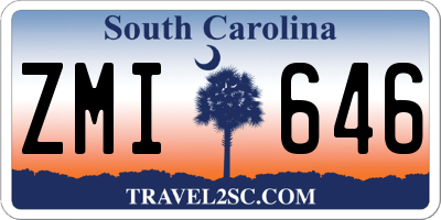 SC license plate ZMI646