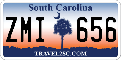 SC license plate ZMI656