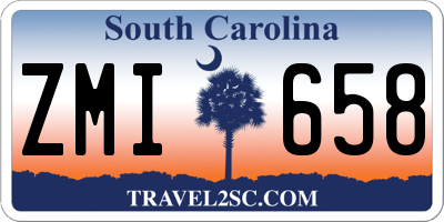 SC license plate ZMI658
