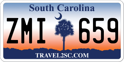 SC license plate ZMI659