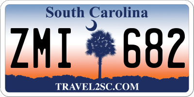 SC license plate ZMI682