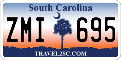 SC license plate ZMI695
