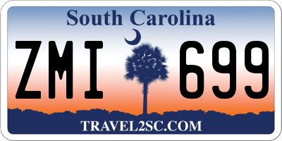 SC license plate ZMI699