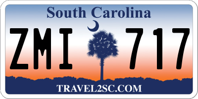 SC license plate ZMI717