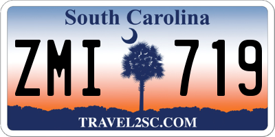 SC license plate ZMI719