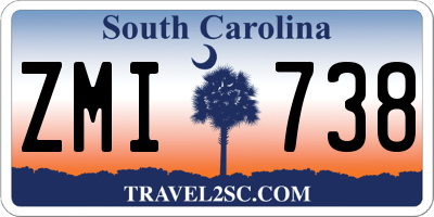 SC license plate ZMI738