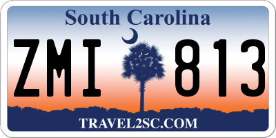 SC license plate ZMI813