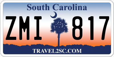 SC license plate ZMI817