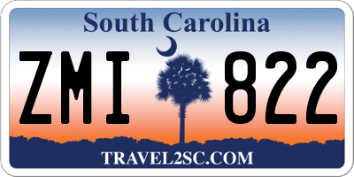 SC license plate ZMI822