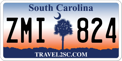 SC license plate ZMI824