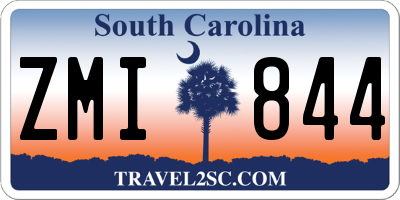 SC license plate ZMI844