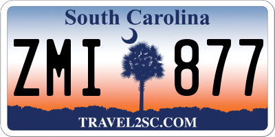 SC license plate ZMI877