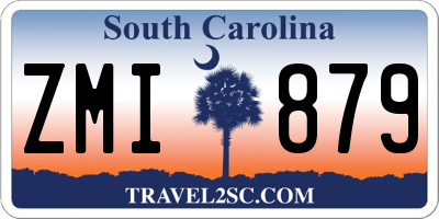 SC license plate ZMI879