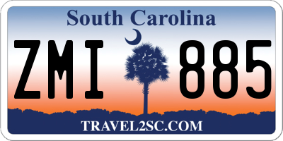SC license plate ZMI885