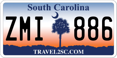 SC license plate ZMI886