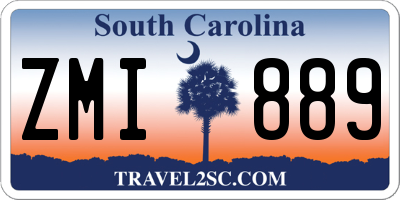 SC license plate ZMI889