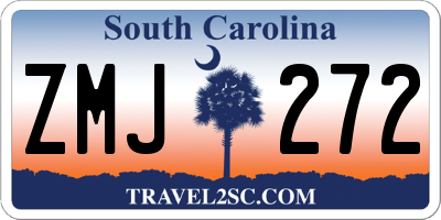 SC license plate ZMJ272
