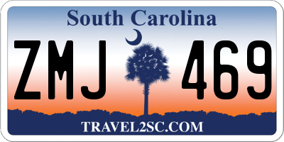 SC license plate ZMJ469