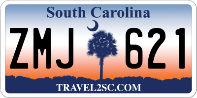 SC license plate ZMJ621