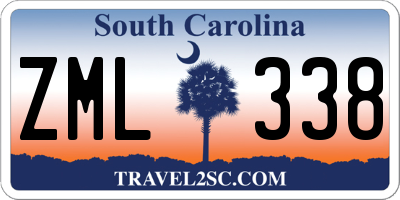 SC license plate ZML338