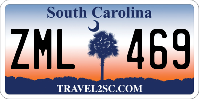 SC license plate ZML469