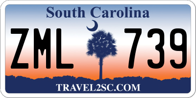 SC license plate ZML739