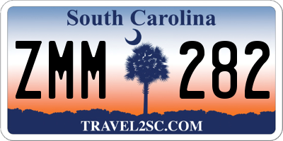 SC license plate ZMM282