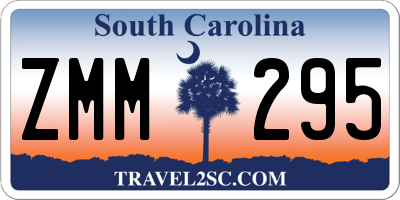 SC license plate ZMM295