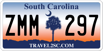 SC license plate ZMM297