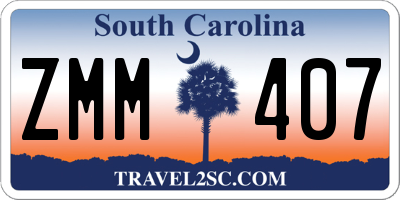 SC license plate ZMM407