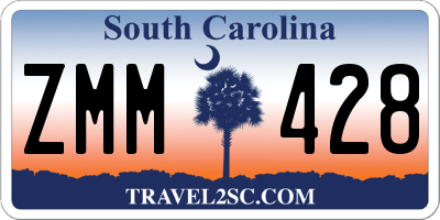 SC license plate ZMM428