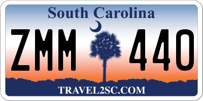 SC license plate ZMM440