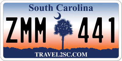 SC license plate ZMM441