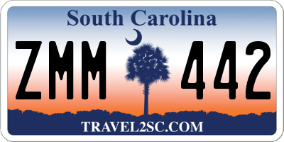 SC license plate ZMM442