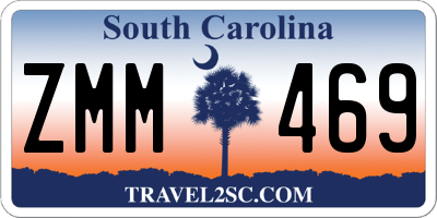 SC license plate ZMM469