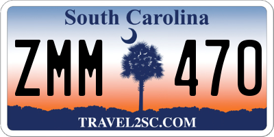 SC license plate ZMM470