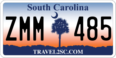 SC license plate ZMM485