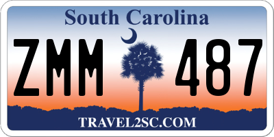 SC license plate ZMM487