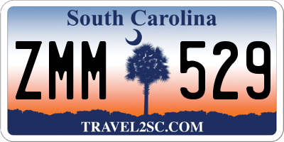 SC license plate ZMM529