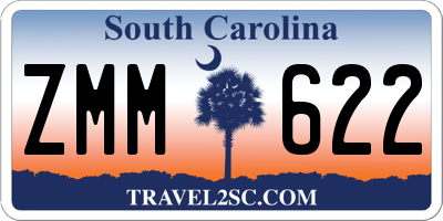 SC license plate ZMM622