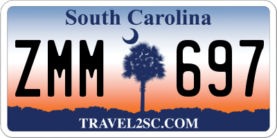 SC license plate ZMM697