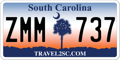 SC license plate ZMM737