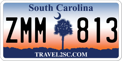 SC license plate ZMM813