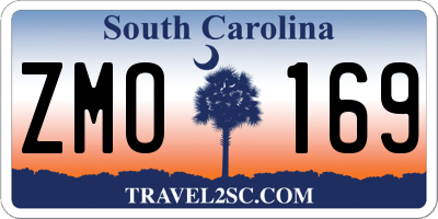 SC license plate ZMO169