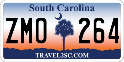 SC license plate ZMO264