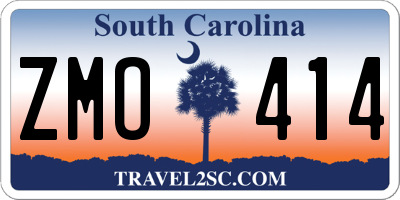SC license plate ZMO414